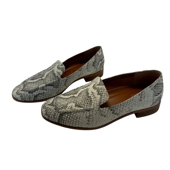 Franco Sarto Clarise2 Snake Print Leather Loafers Womens Shoes Size 8.5 slip-on - Picture 2 of 14